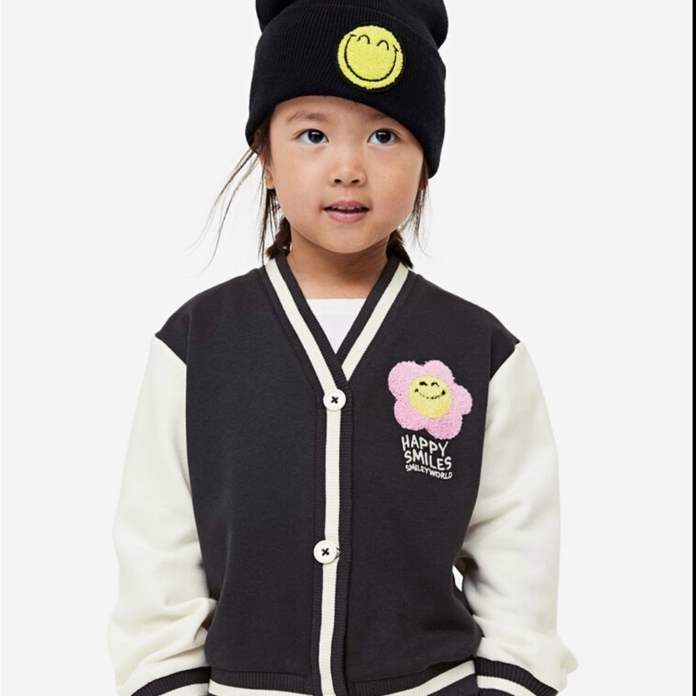 2 H & M Kids Pink and Black Cardigan Bundle of 2 Sz 3T